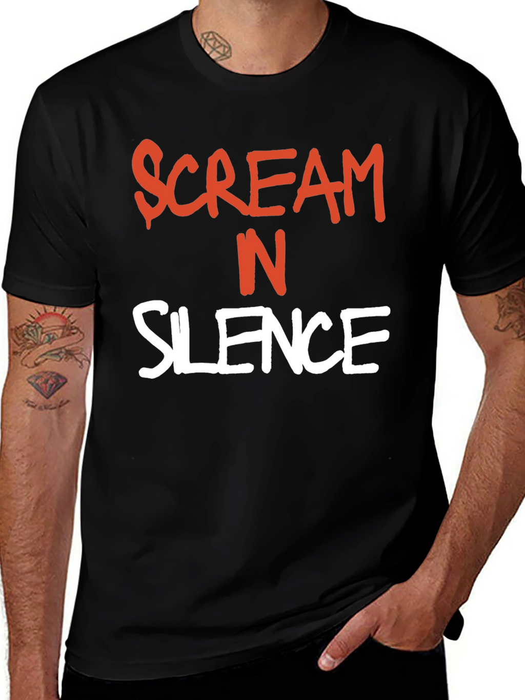 Scream in Silence Graphic Tee