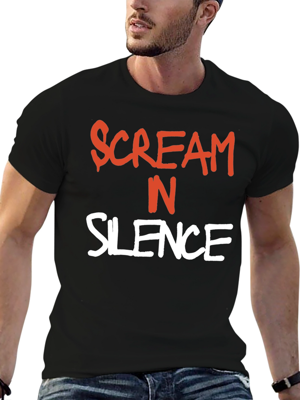 Scream in Silence Graphic Tee