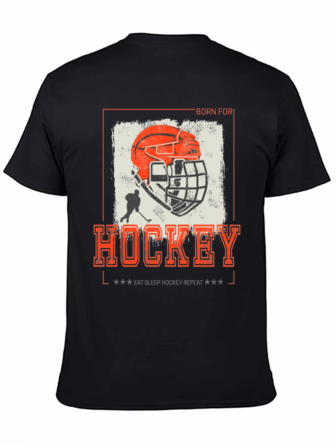 Born for Hockey Graphic Tee - Eat Sleep Hockey Repeat