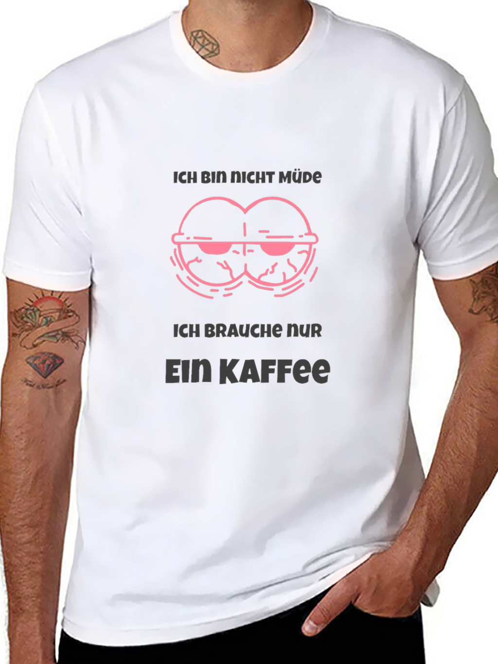 Ich Bin Nicht Müde Coffee T-Shirt