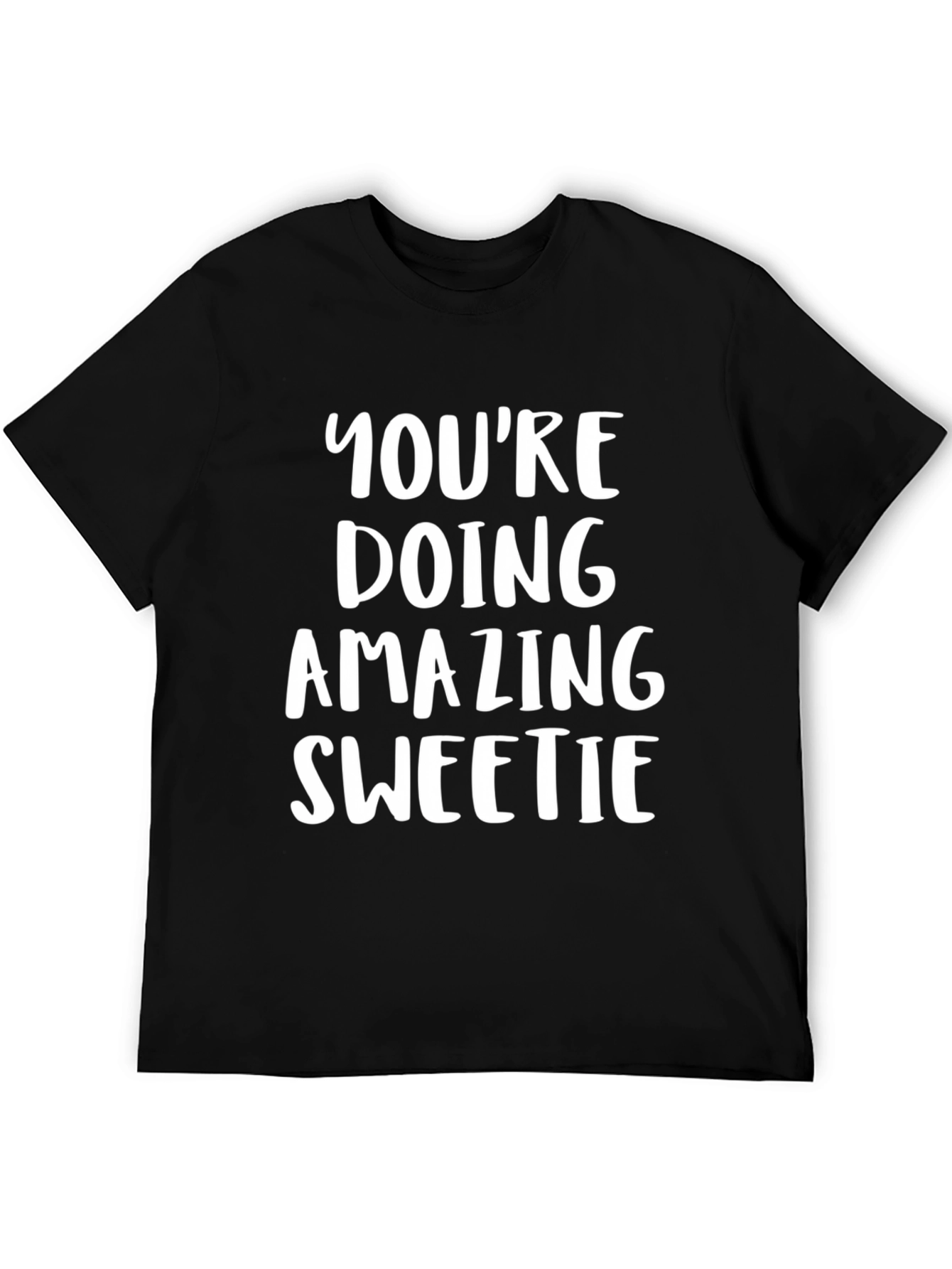 Amazing Sweetie Black Graphic Tee