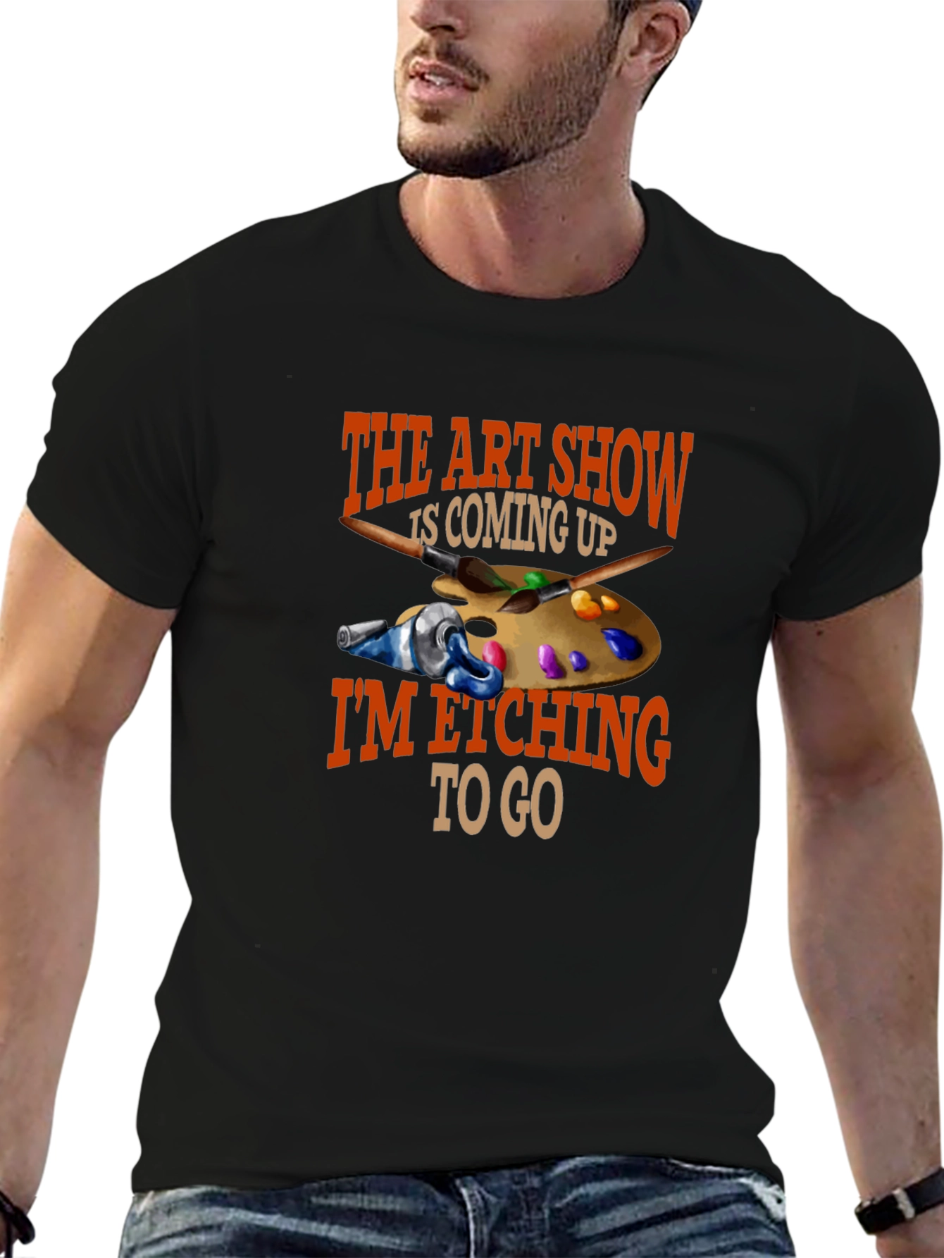 Artist Palette Graphic T-Shirt - The Art Show Is Coming Up