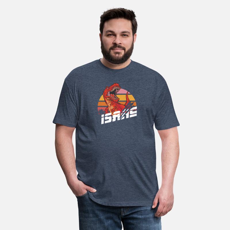 ISAAC - Lovely boy name with T-REX dino