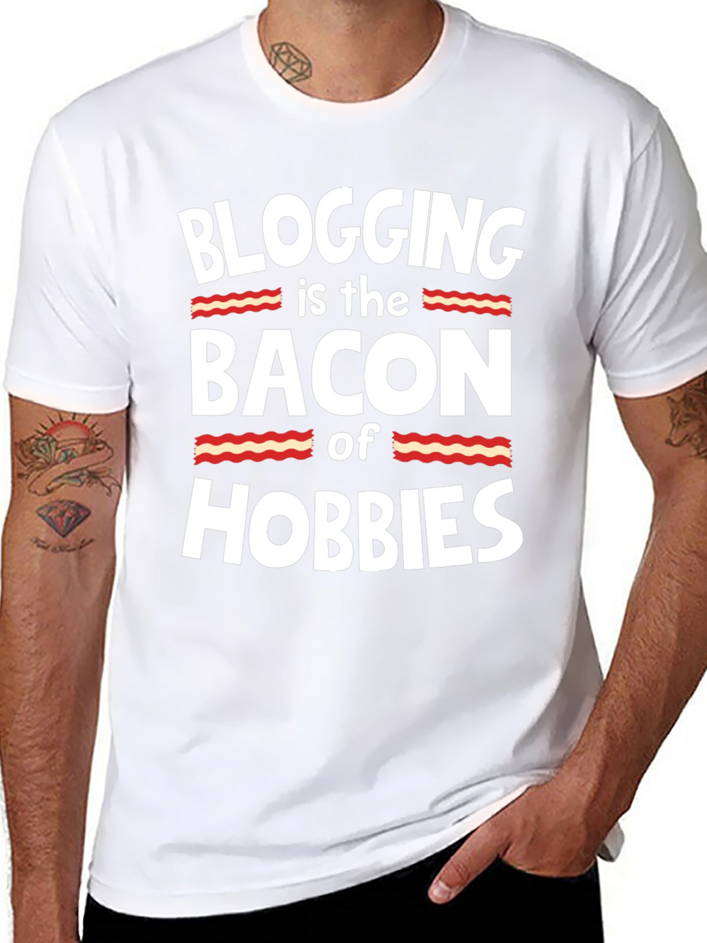 Blogging is the Bacon of Hobbies T-Shirt