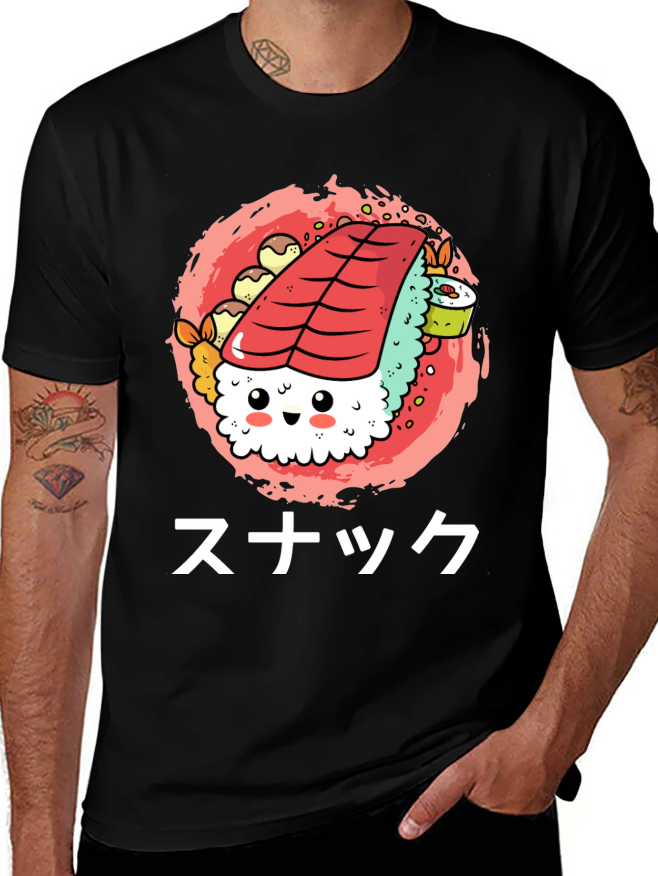 Sushi Snack Graphic Tee - Cute & Fun!