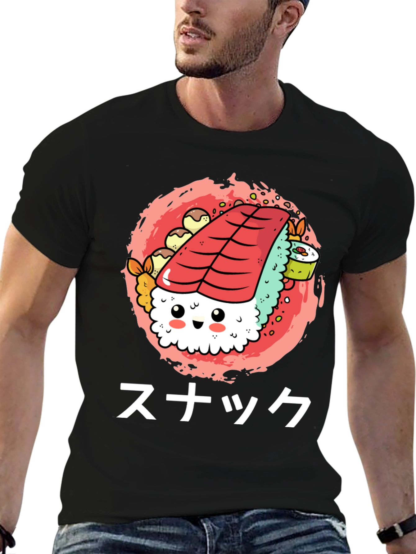 Sushi Snack Graphic Tee - Cute & Fun!