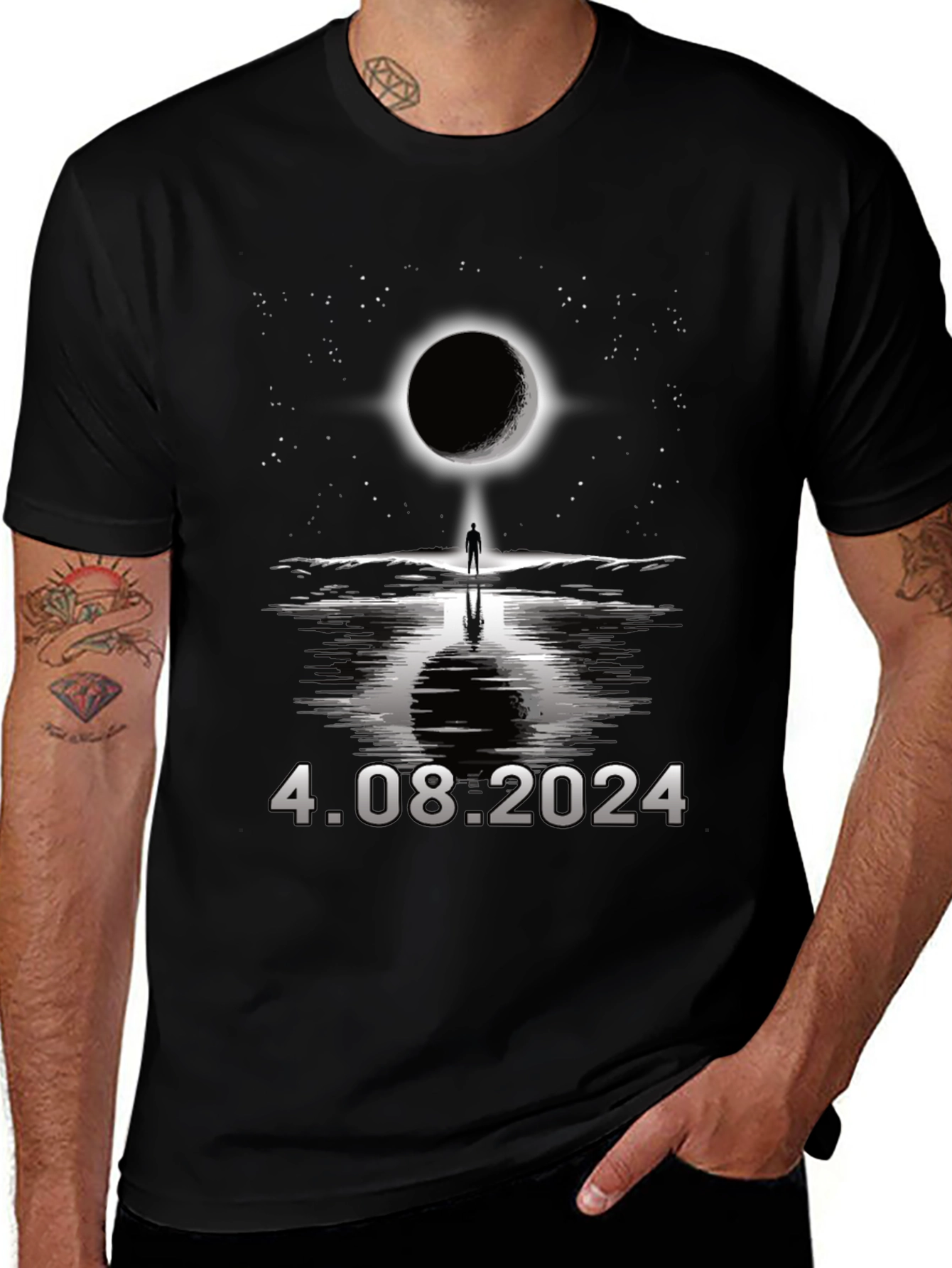 Total Solar Eclipse 4.08.2024 T-Shirt