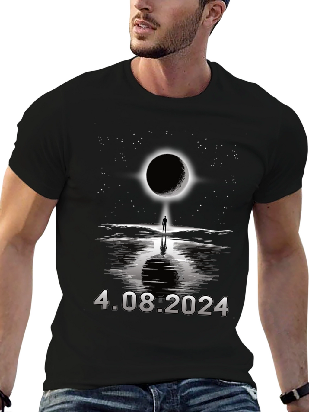 Total Solar Eclipse 4.08.2024 T-Shirt
