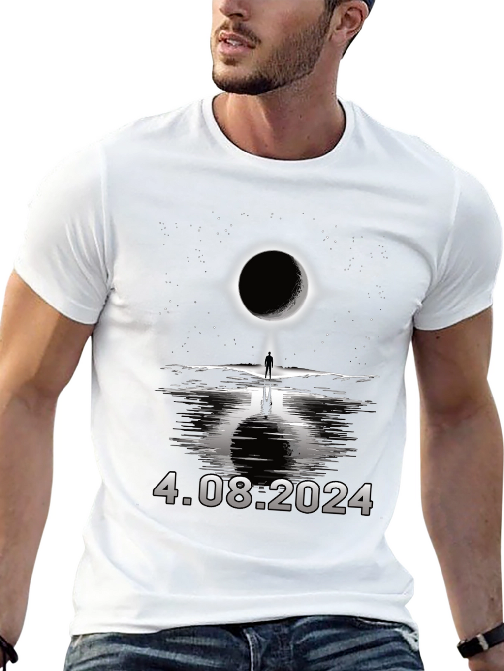 Total Solar Eclipse 4.08.2024 T-Shirt