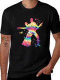 Dancing Couple Tie-Dye Graphic Tee