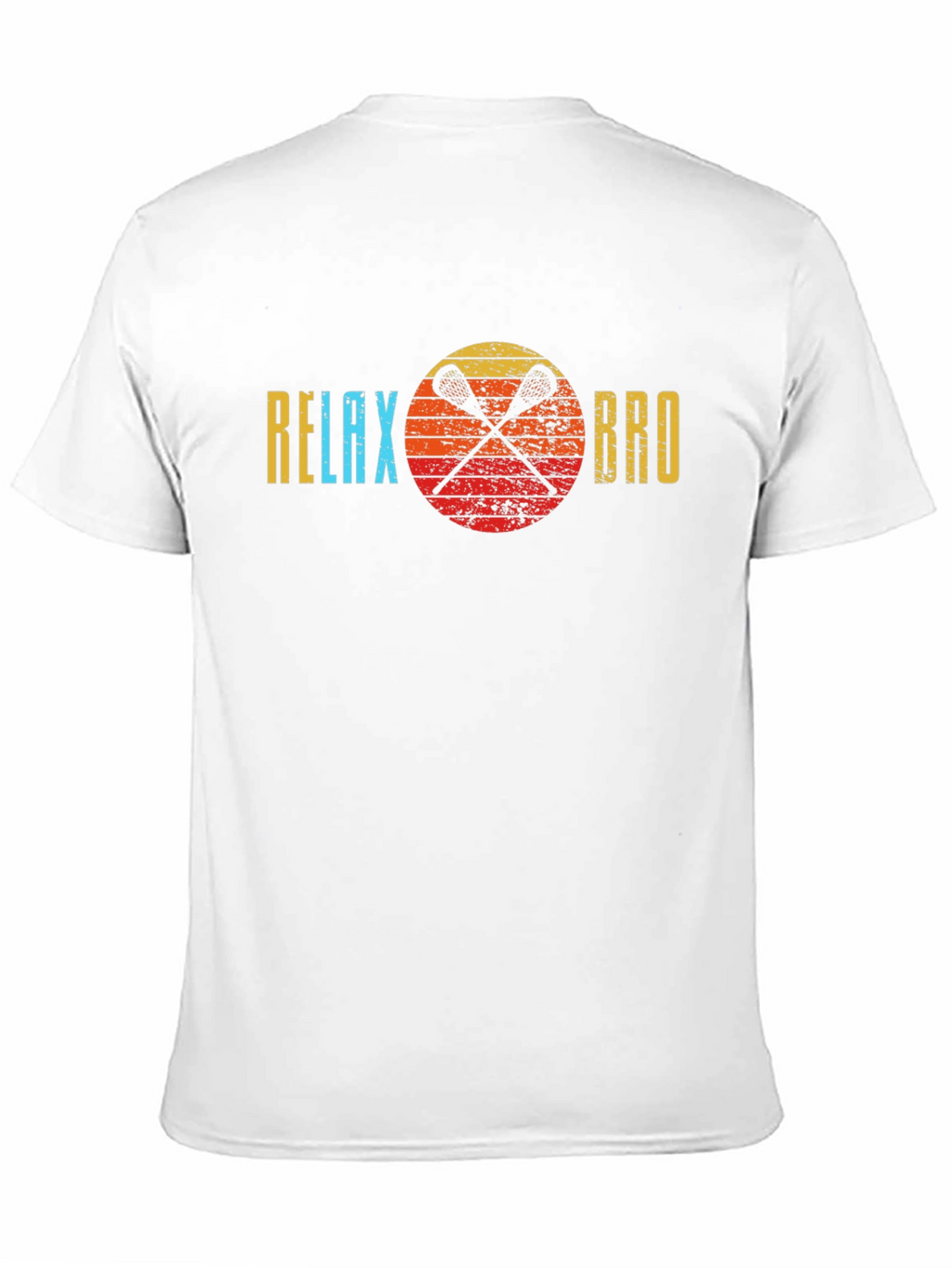 Relax Bro Lacrosse T-Shirt - Sporty Graphic Tee