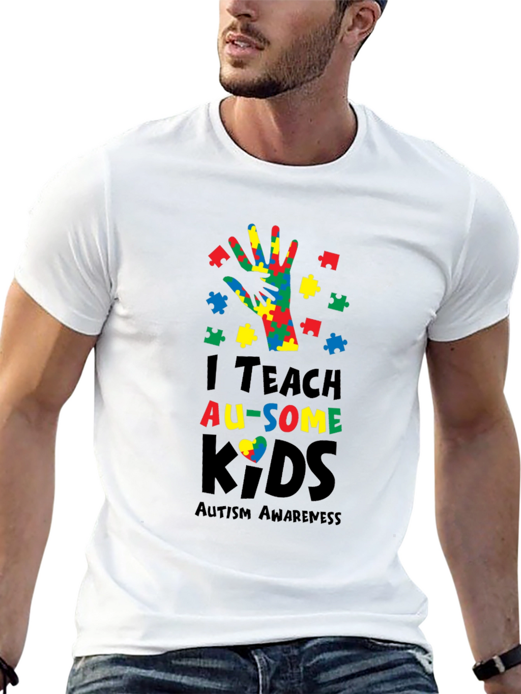 Autism Awareness Teacher T-Shirt