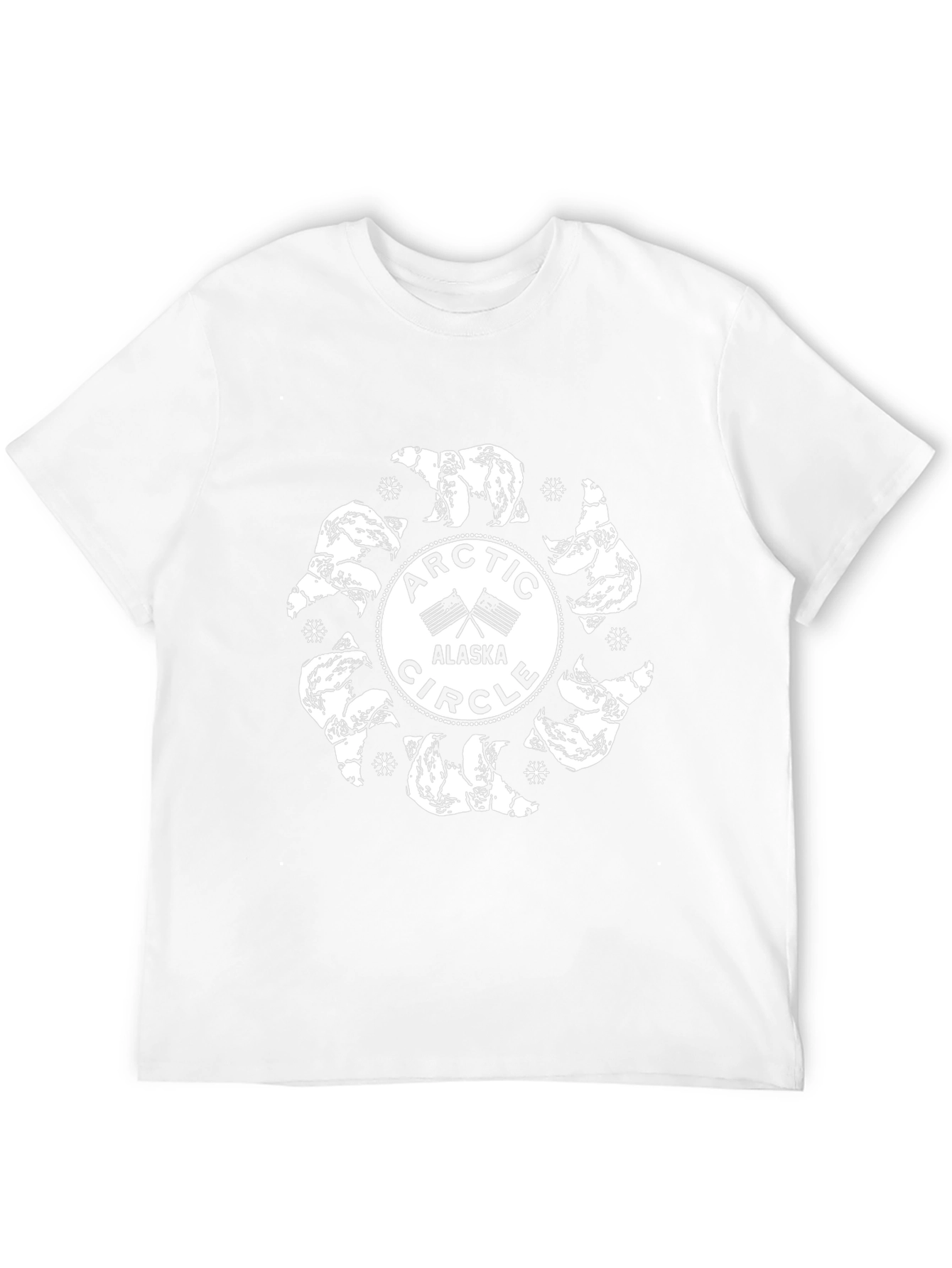 Arctic Circle Alaska Polar Bear Graphic Tee