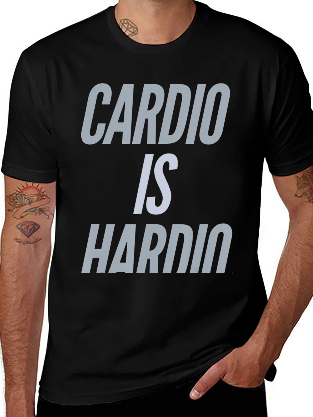 Cardio Is Hardio Graphic T-Shirt