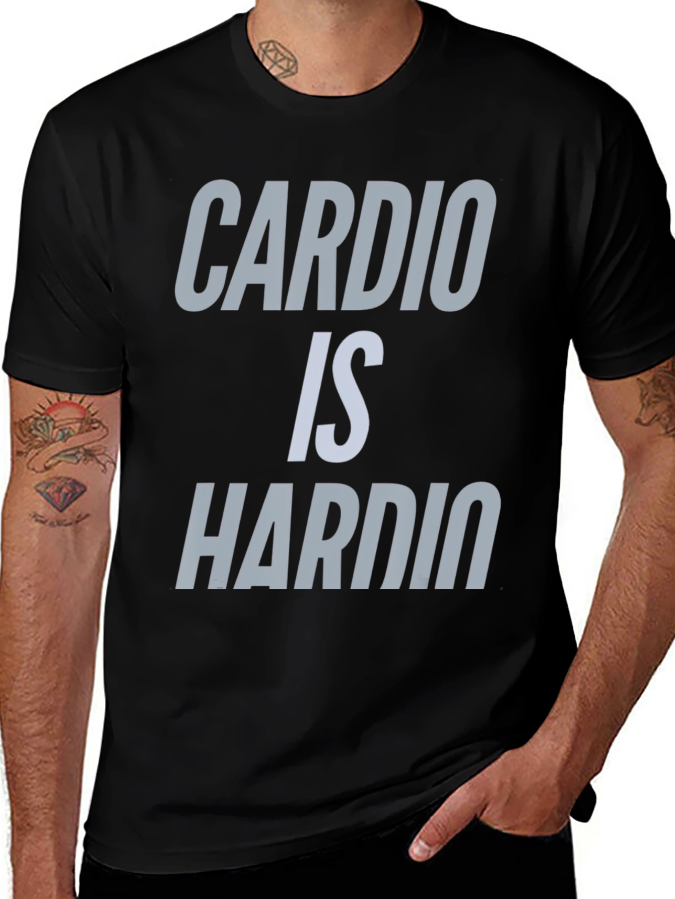 Cardio Is Hardio Graphic T-Shirt