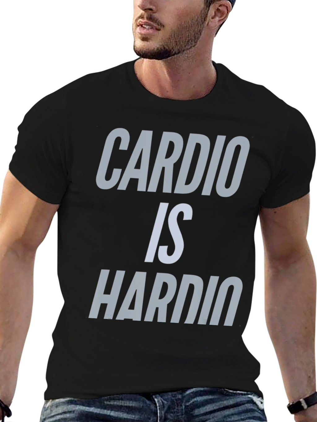 Cardio Is Hardio Graphic T-Shirt