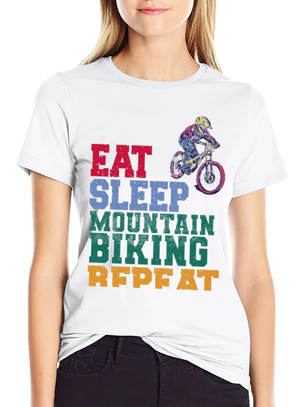 Eat Sleep Mountain Biking T-Shirt
