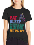Eat Sleep Mountain Biking T-Shirt