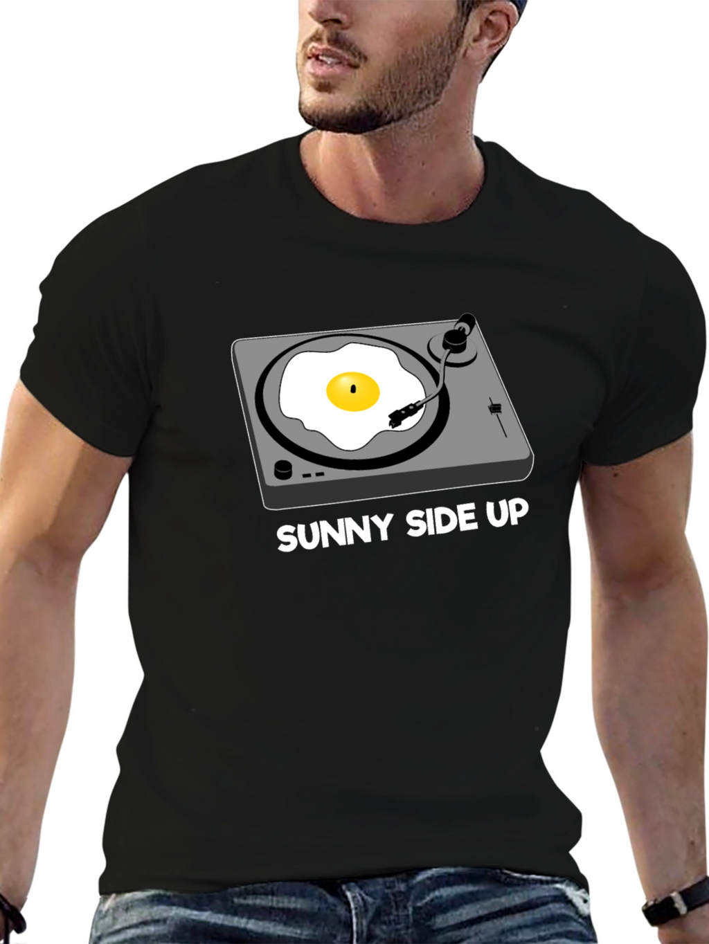 Sunny Side Up Turntable Graphic Tee