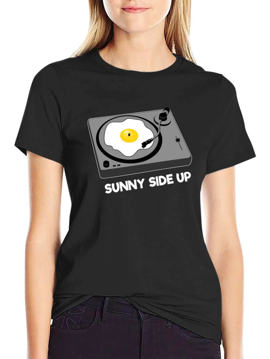Sunny Side Up Turntable Graphic Tee