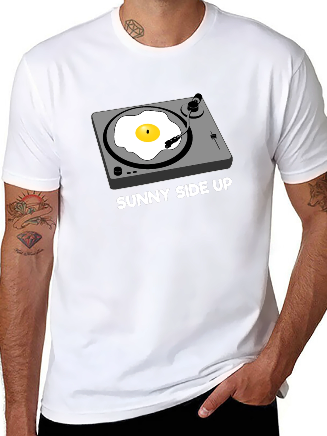 Sunny Side Up Turntable Graphic Tee