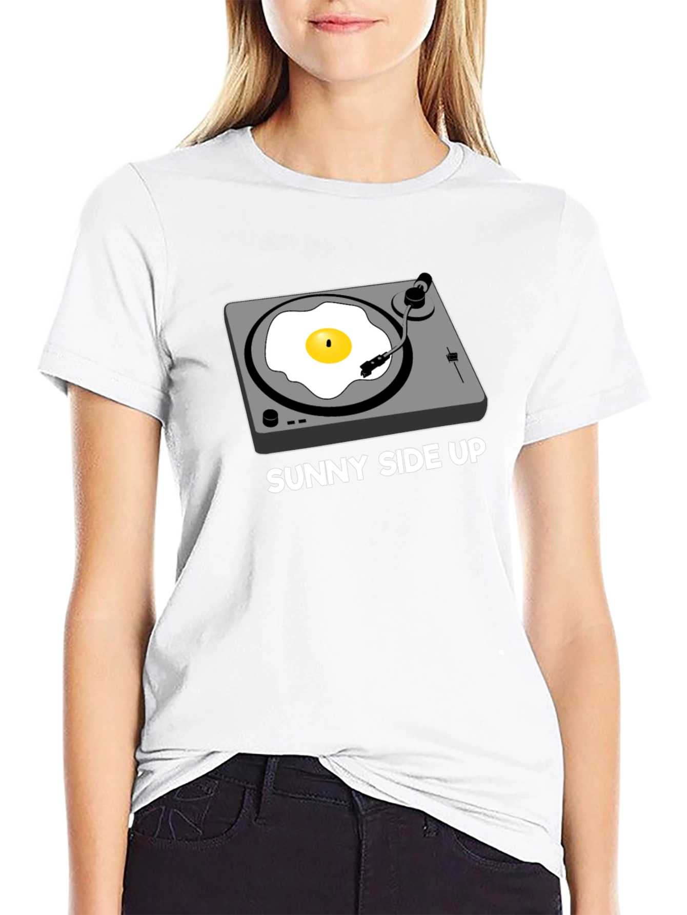 Sunny Side Up Turntable Graphic Tee