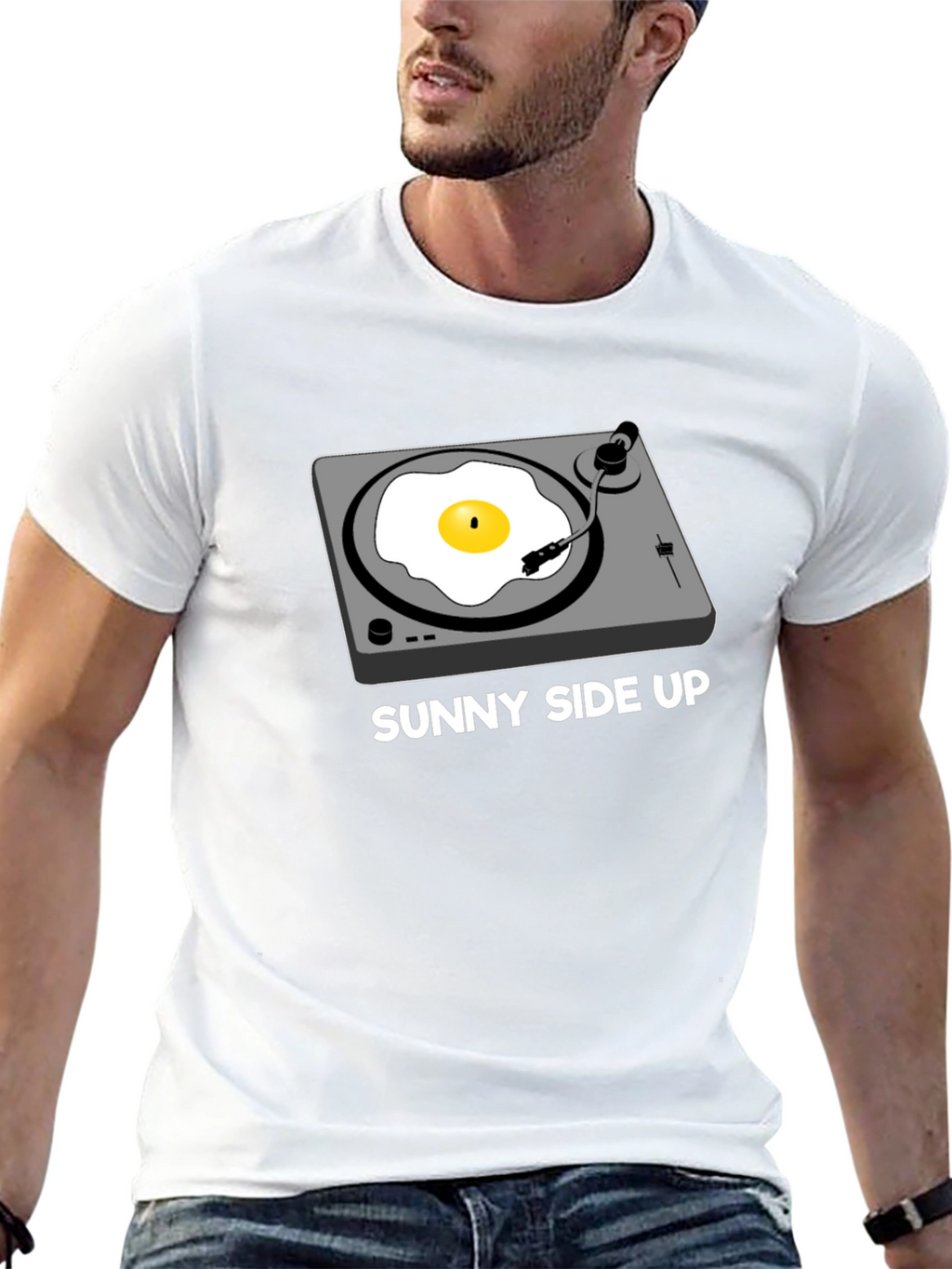 Sunny Side Up Turntable Graphic Tee