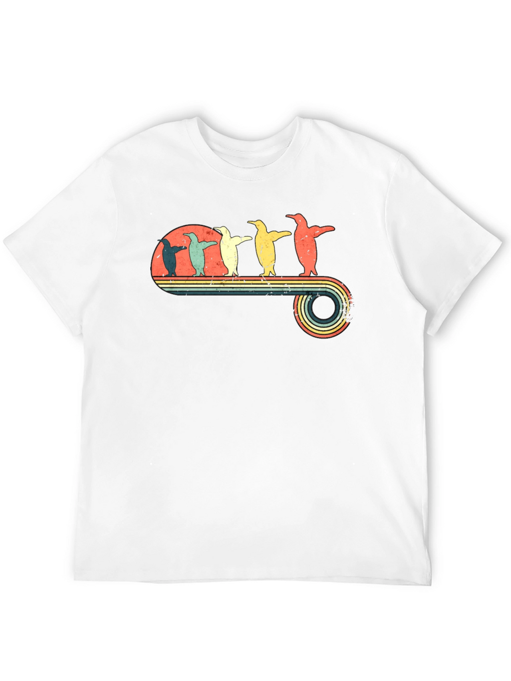 Retro Penguin T-Shirt