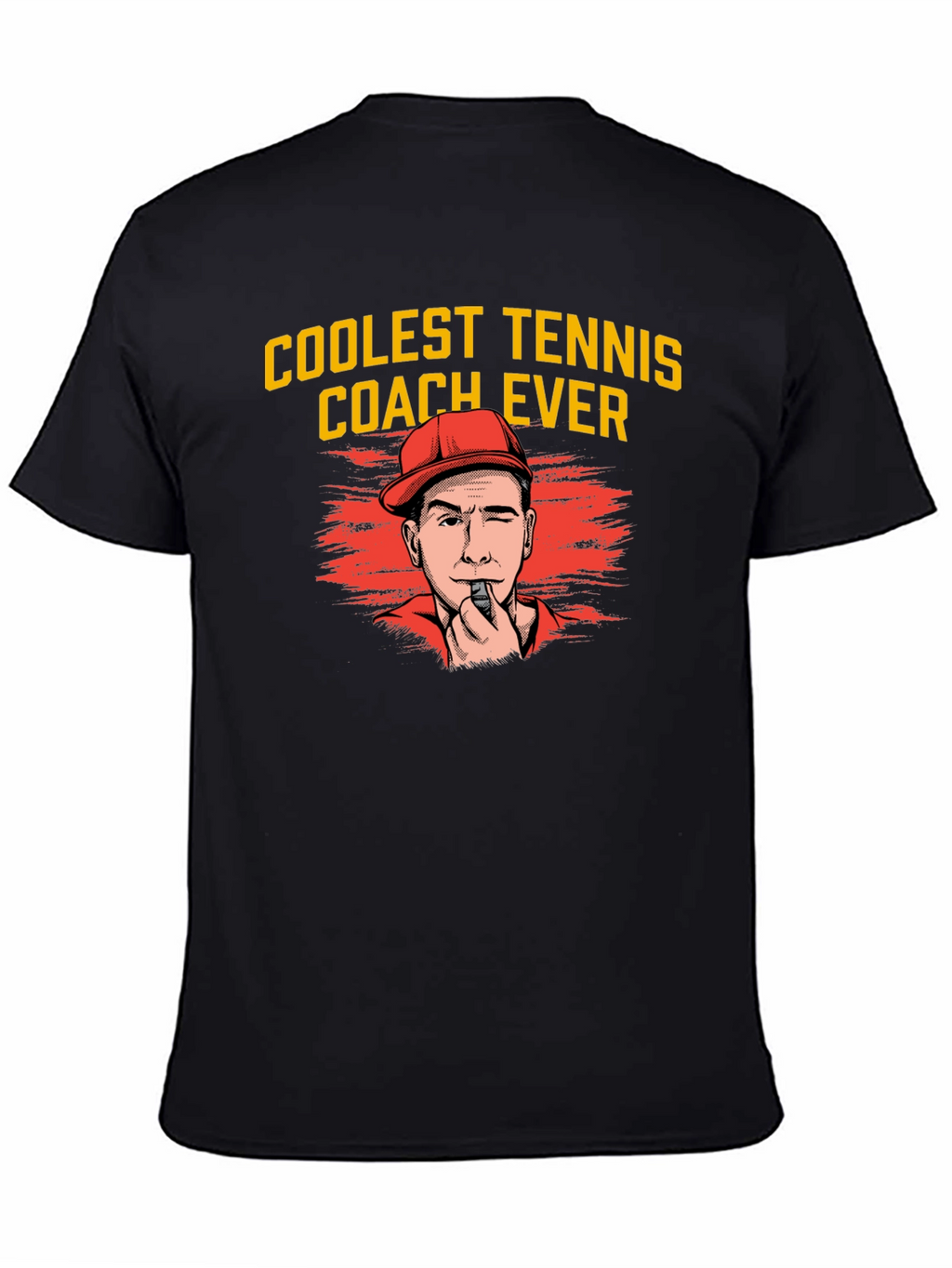 Coolest Tennis Coach Ever T-Shirt - Black