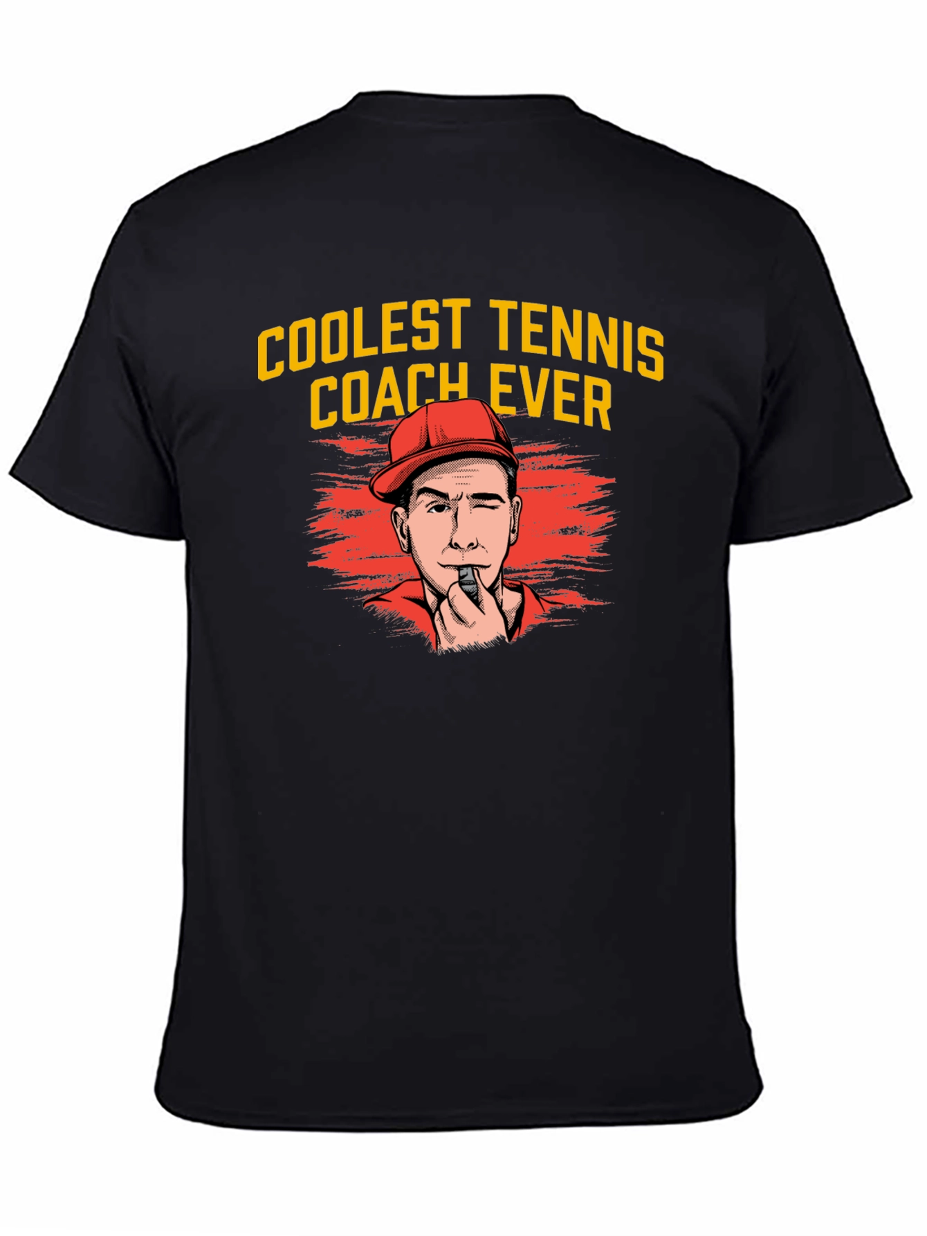Coolest Tennis Coach Ever T-Shirt - Black