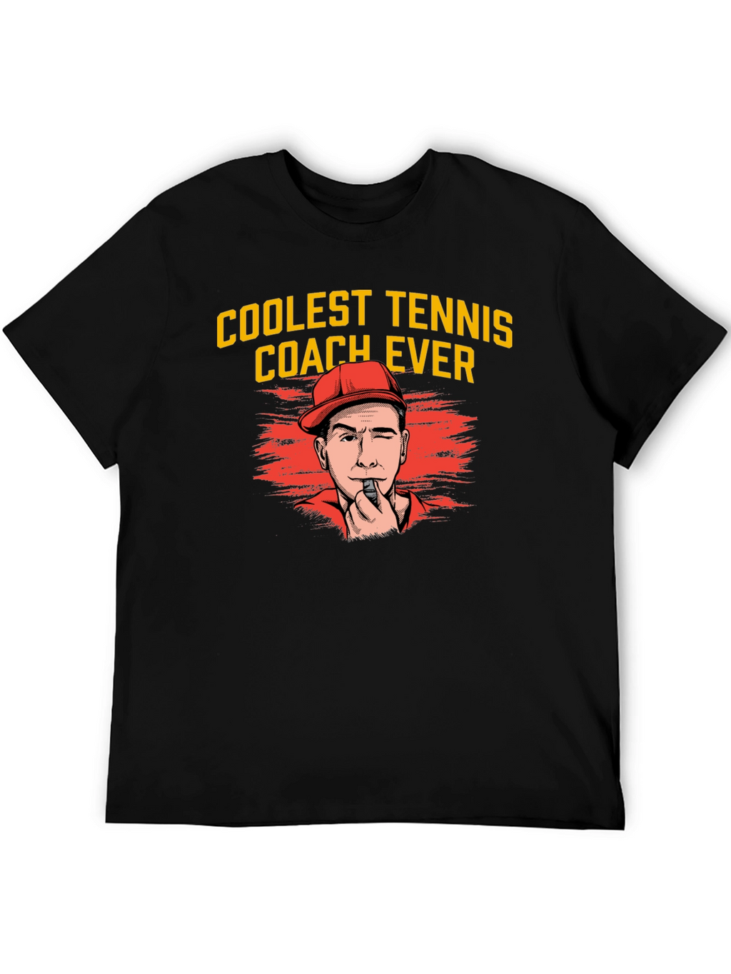 Coolest Tennis Coach Ever T-Shirt - Black