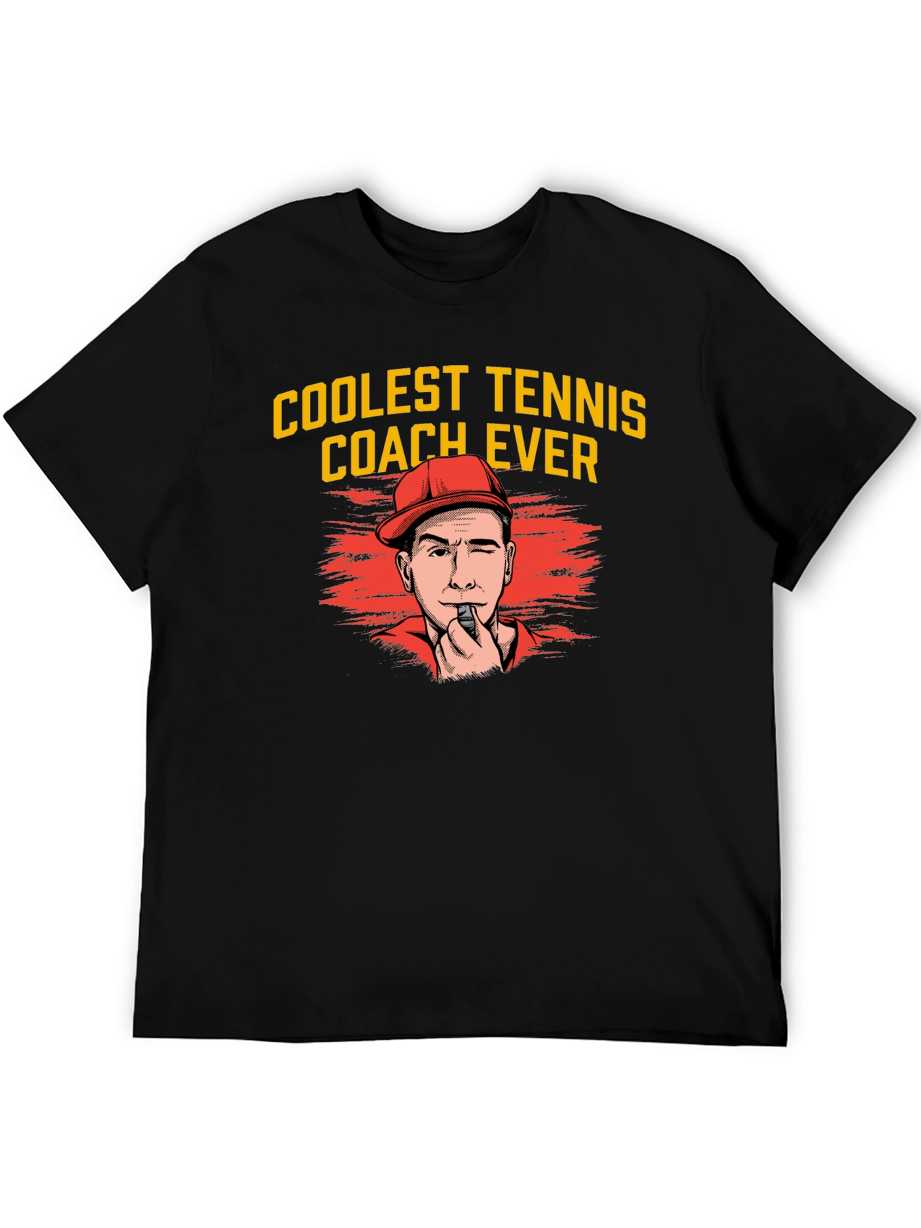 Coolest Tennis Coach Ever T-Shirt - Black