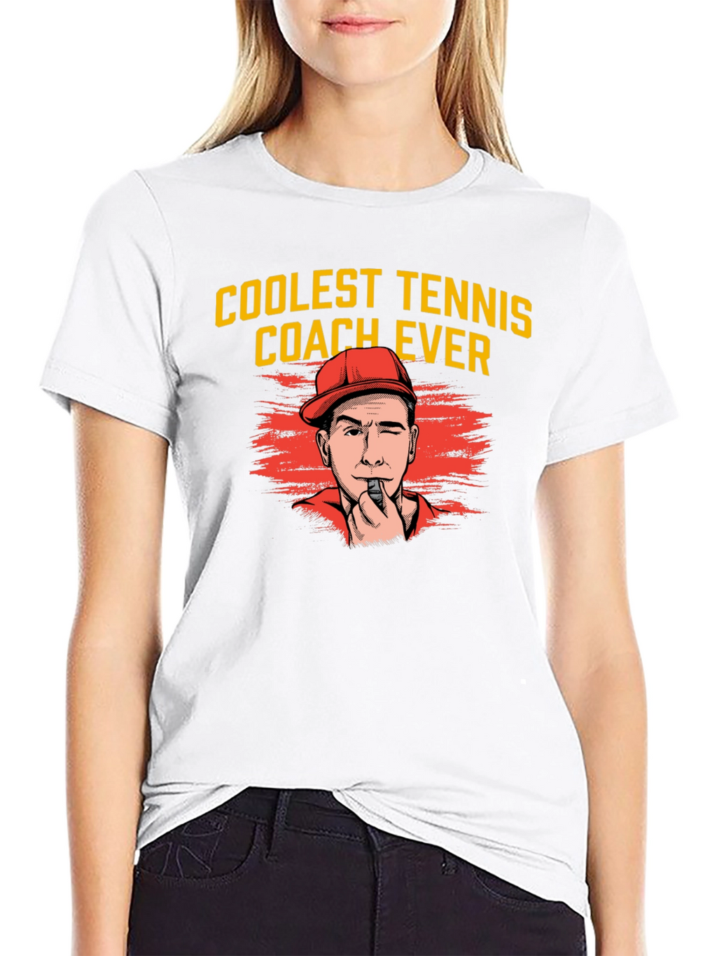 Coolest Tennis Coach Ever T-Shirt - Black