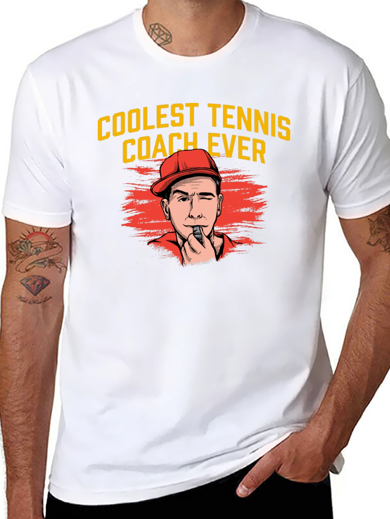 Coolest Tennis Coach Ever T-Shirt - Black