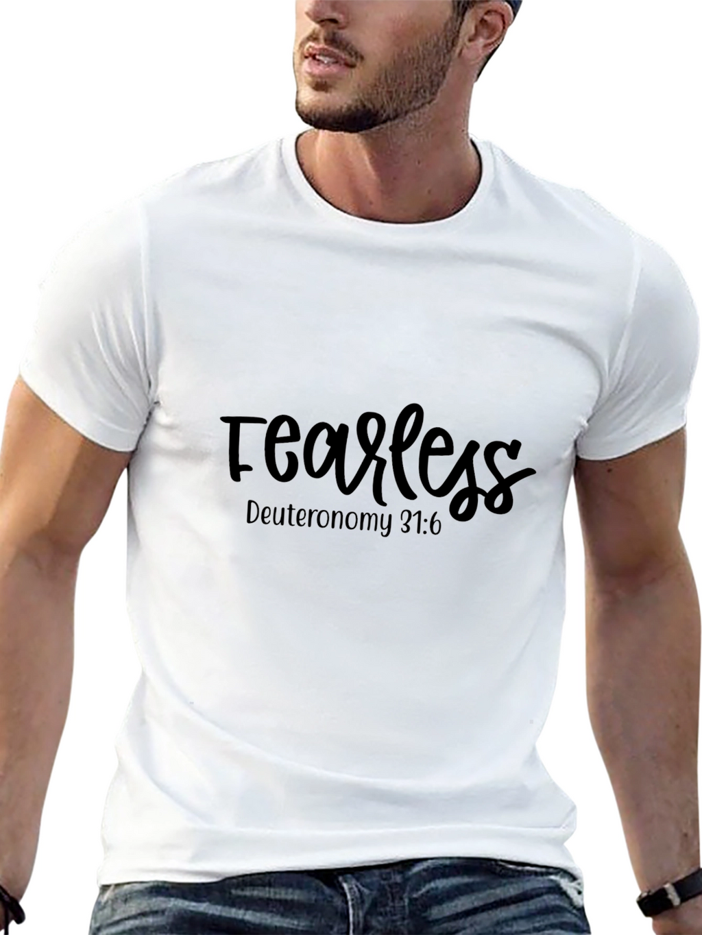 Fearless Graphic Tee - Deuteronomy 31:6