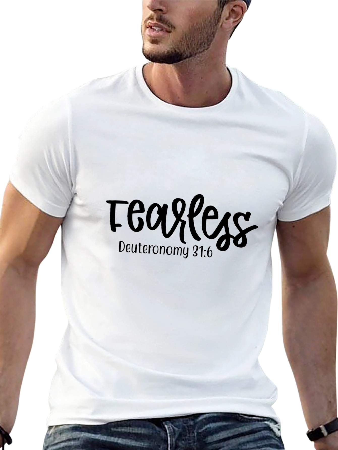 Fearless Graphic Tee - Deuteronomy 31:6