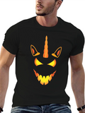 Unicorn Jack OLantern Halloween T-Shirt