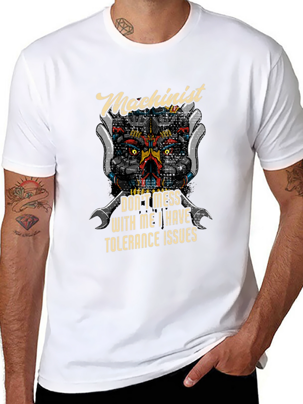 Machinist Tolerance Issues Graphic T-Shirt