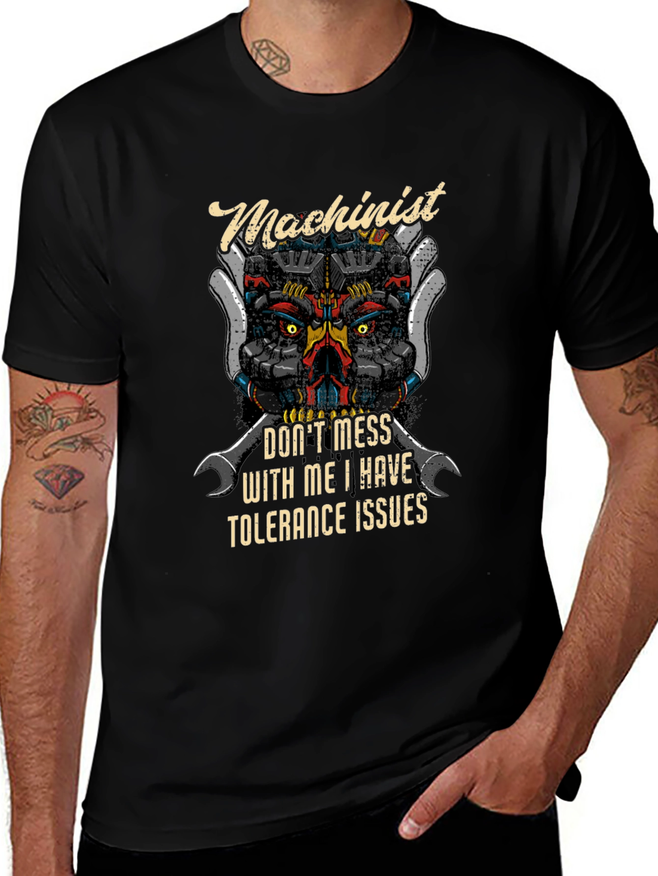 Machinist Tolerance Issues Graphic T-Shirt