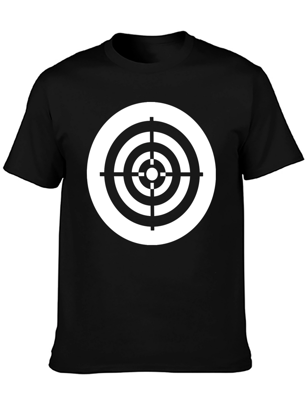 Target Graphic Tee - Black Cotton Blend