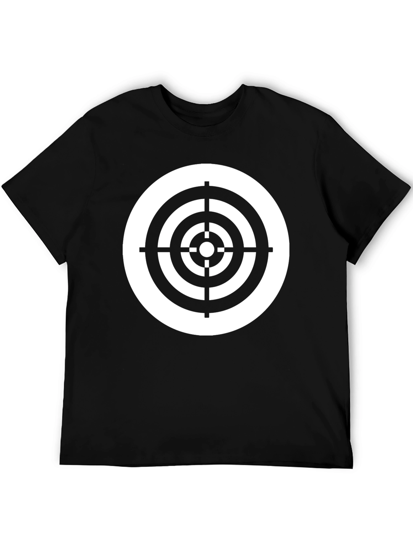 Target Graphic Tee - Black Cotton Blend