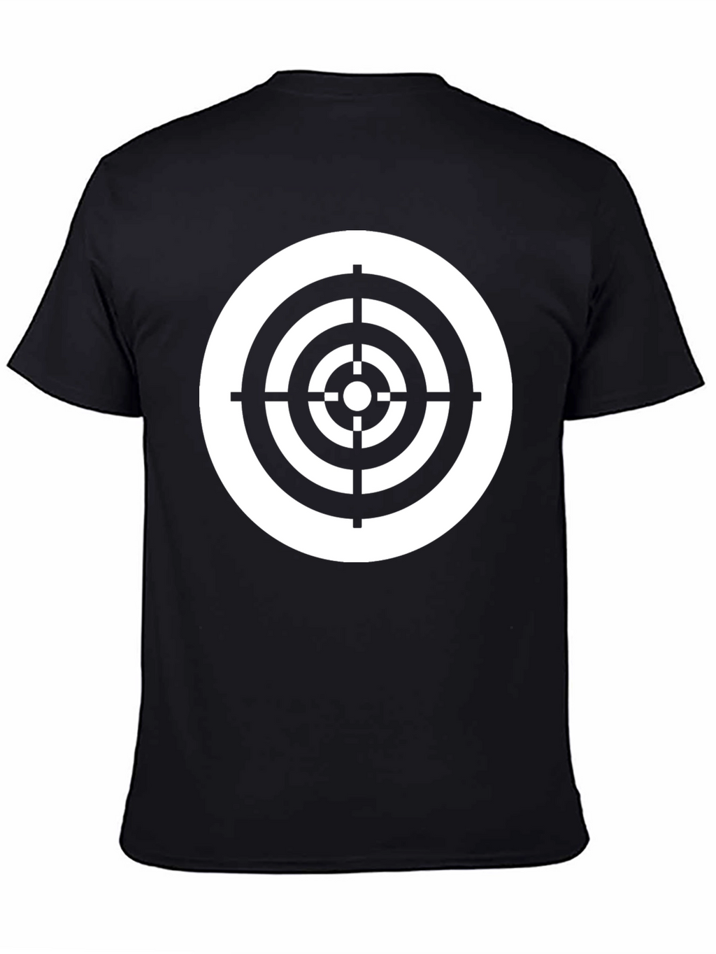 Target Graphic Tee - Black Cotton Blend