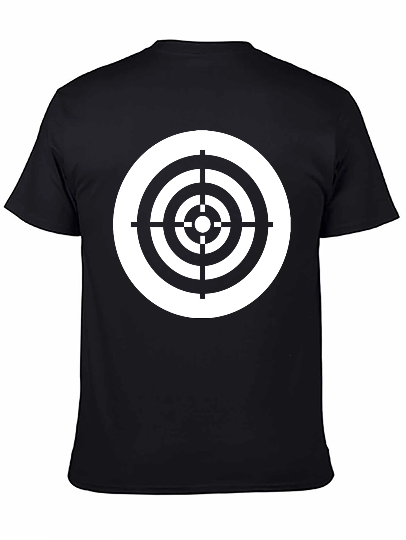 Target Graphic Tee - Black Cotton Blend