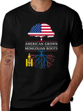 American Grown with Mongolian Roots T-Shirt
