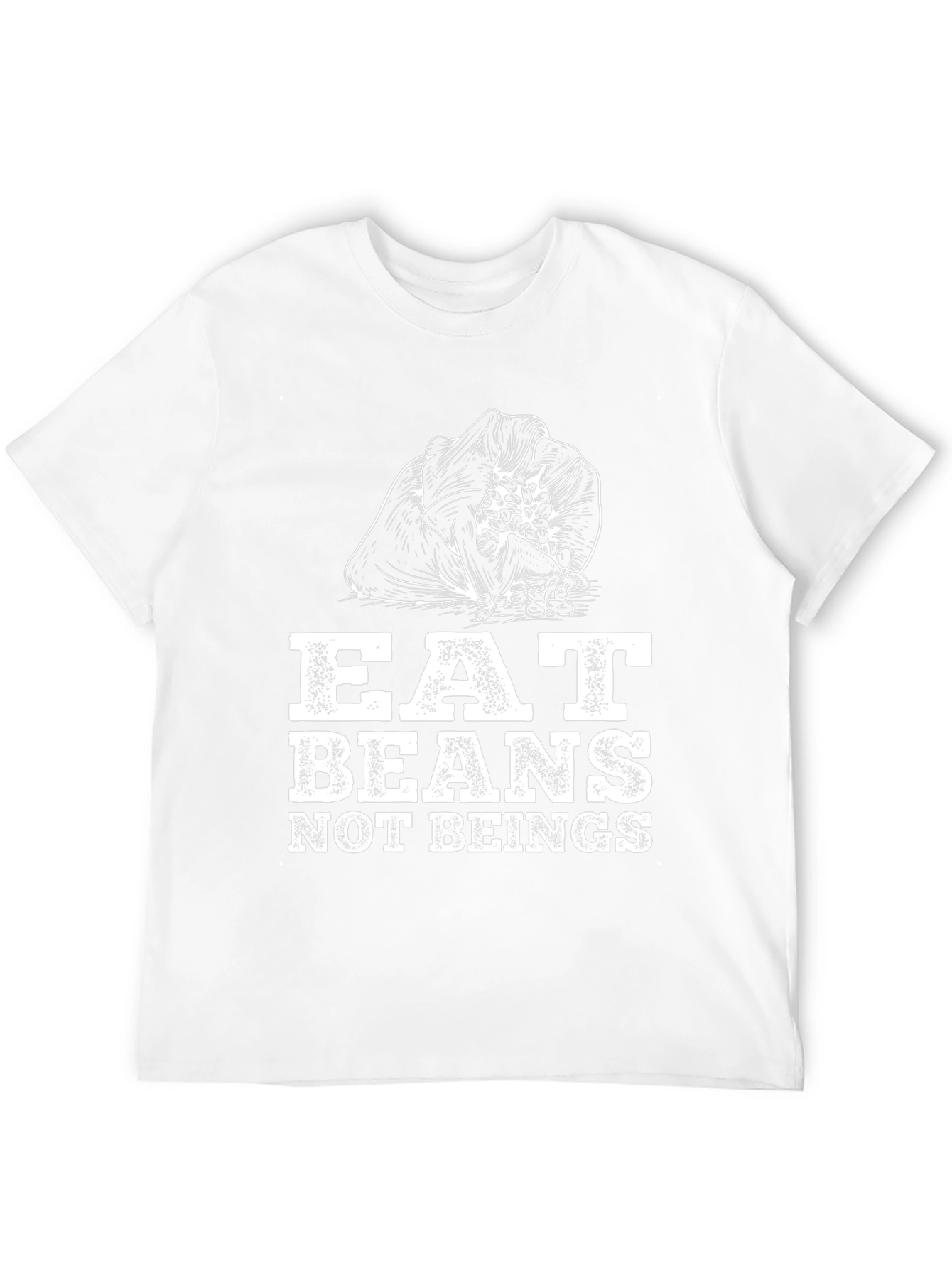 Eat Beans Not Beings Graphic T-Shirt
