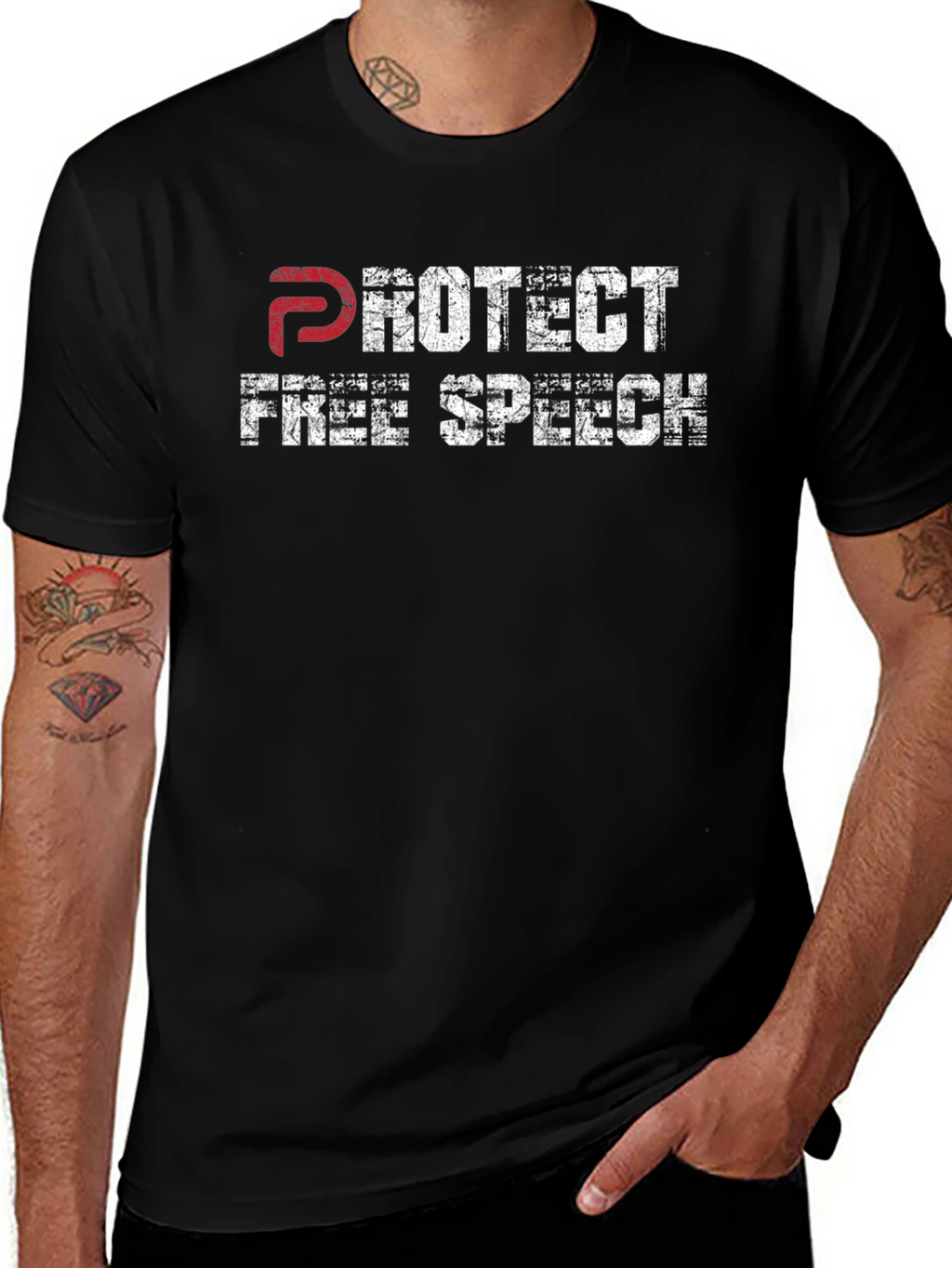 Protect Free Speech Graphic T-Shirt