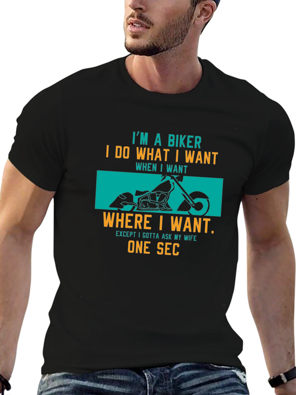 Biker Graphic T-Shirt: I Do What I Want