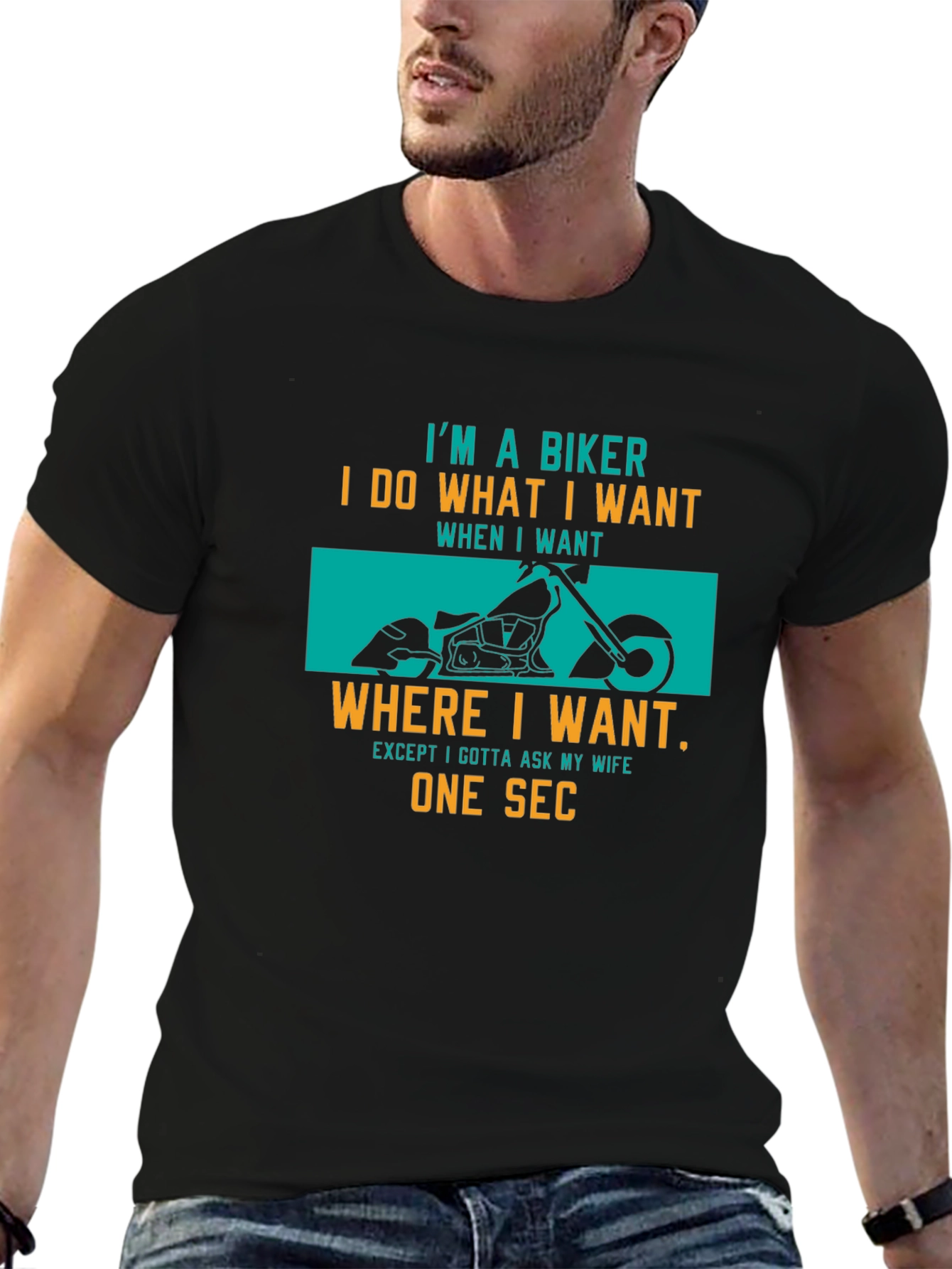Biker Graphic T-Shirt: I Do What I Want