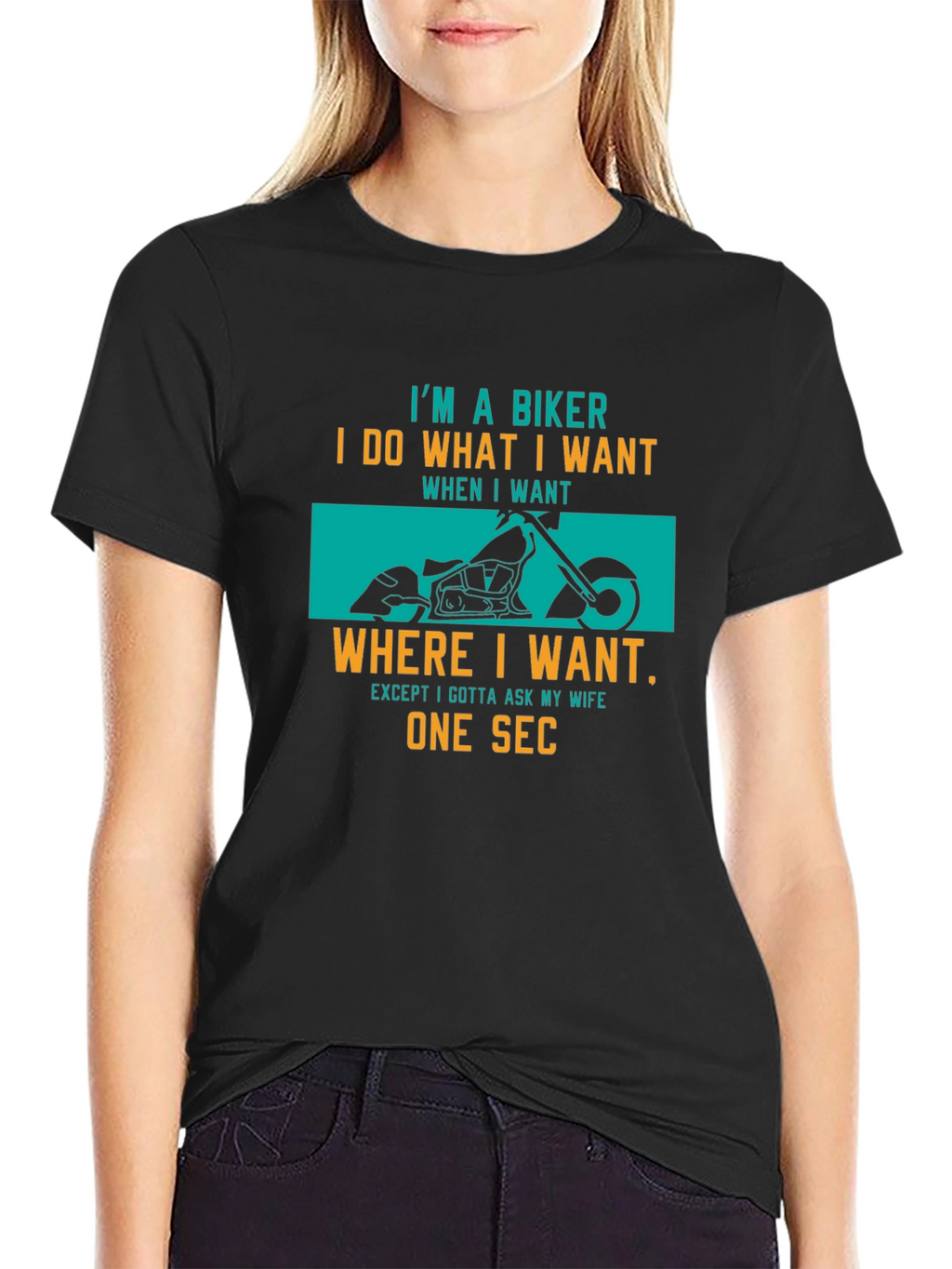 Biker Graphic T-Shirt: I Do What I Want
