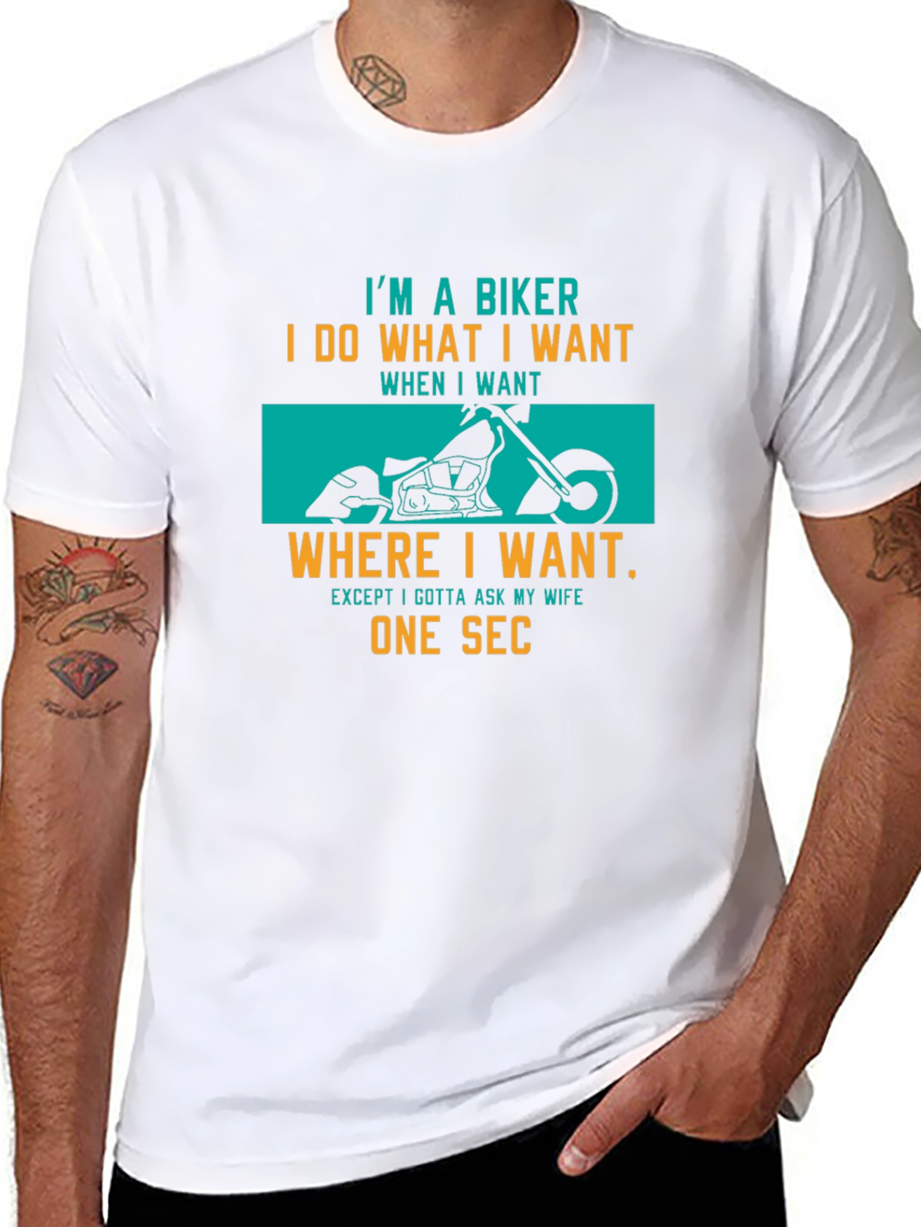 Biker Graphic T-Shirt: I Do What I Want